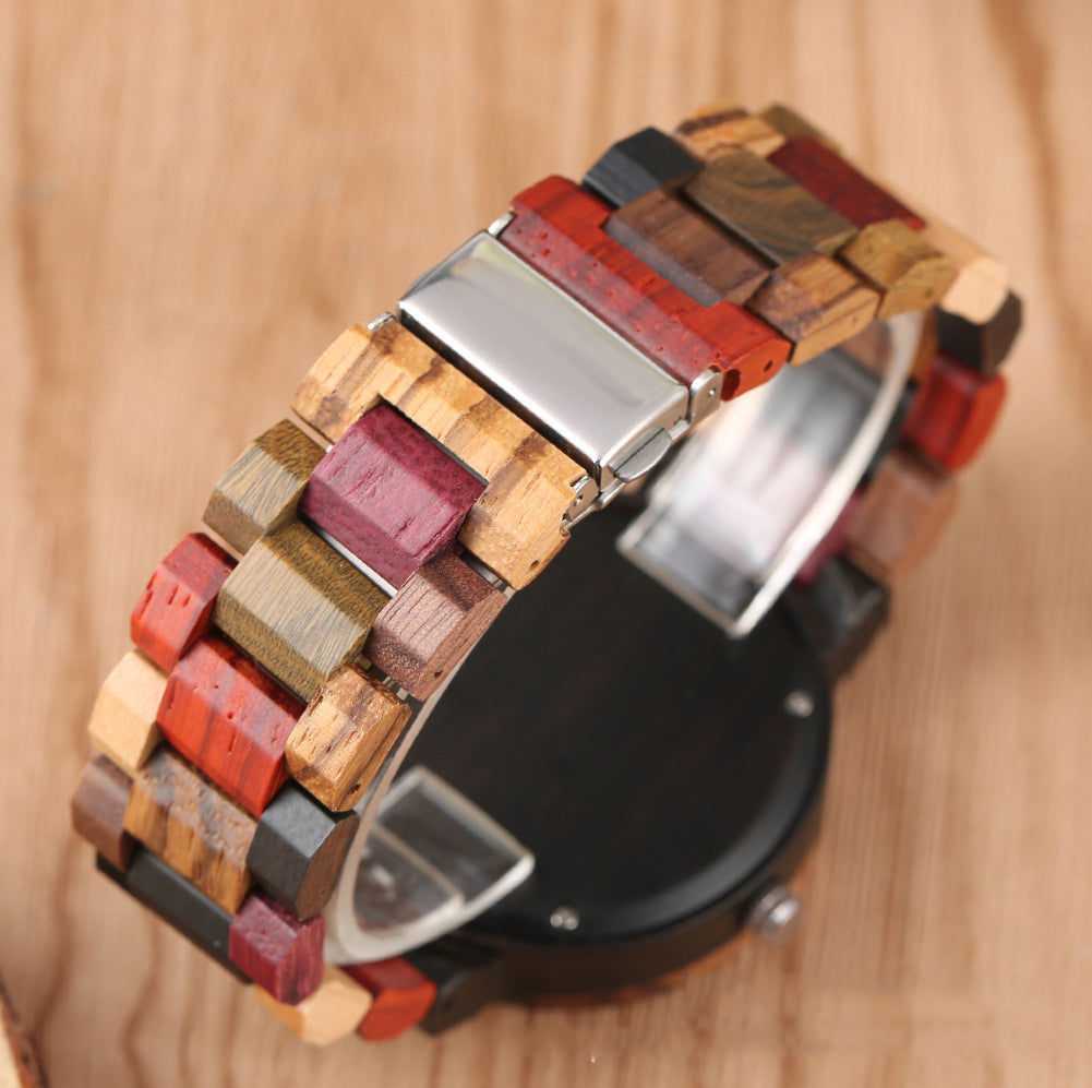 Holz-Kompass-Uhr für Paare – Bild 4 | LuxeStyle