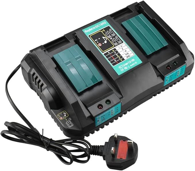 Doppel-Schnellladegerät für Makita 18V Akkus