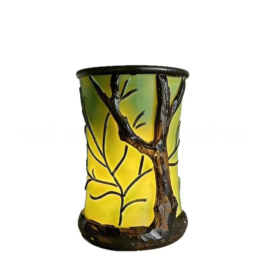Tischlampe mit Blattform – Bild 3 | LuxeStyle