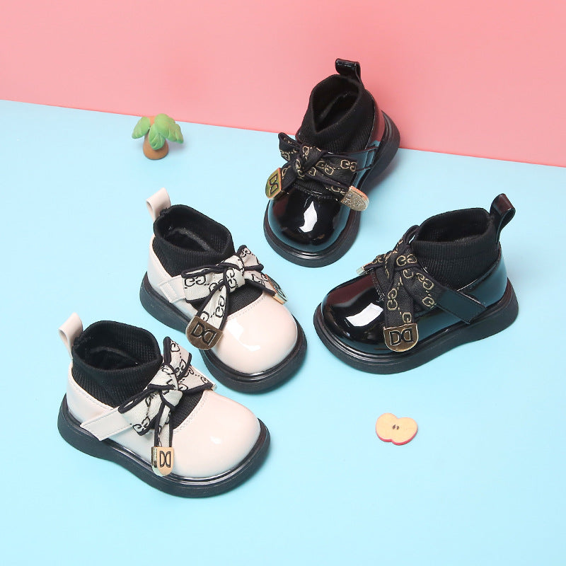 Mädchen Lauflernschuhe aus Leder | LuxeStyle