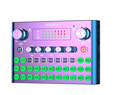 F007plus Live-Broadcast Soundkarte mit Mikrofon