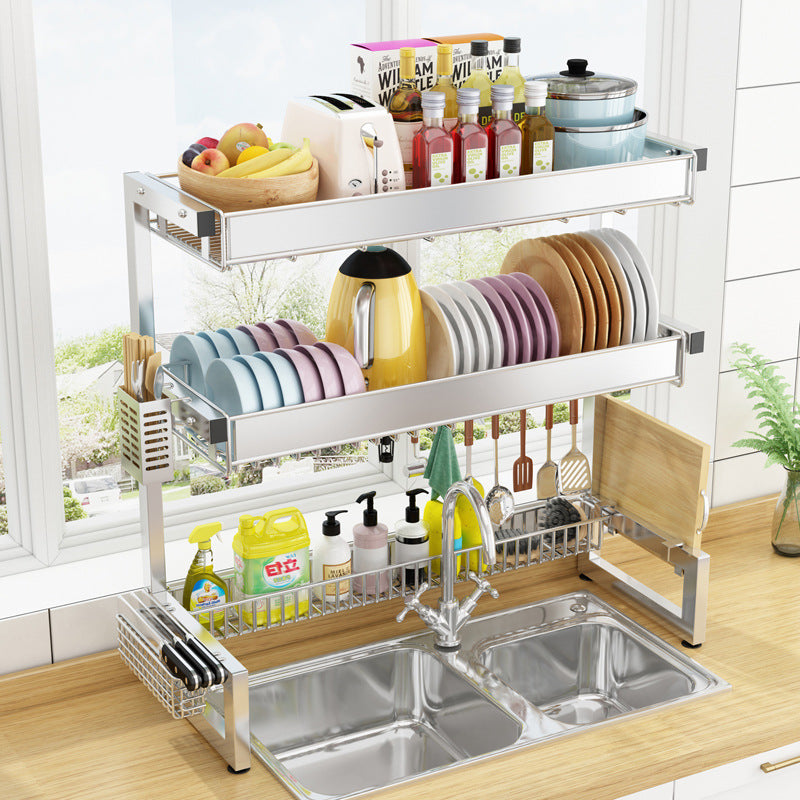 Abtropfgestell aus Edelstahl für die Spüle – Bild 4 | LuxeStyle