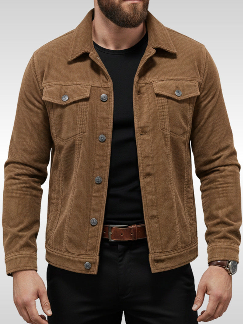 Herren-Cordjacke im Workwear-Stil