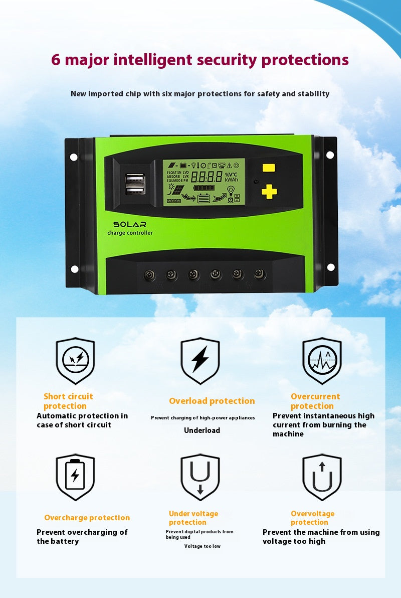 Solar Controller 12V/24V 50A/60A