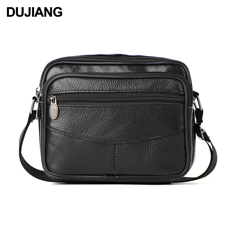 Herren Crossbody Tasche Vollnarbenleder – Bild 6 | LuxeStyle