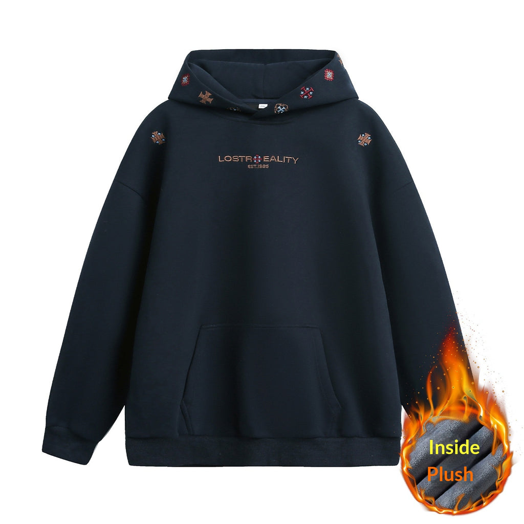 Ethnischer Hoodie mit Stickerei