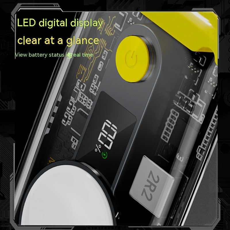 Transparente magnetische Powerbank