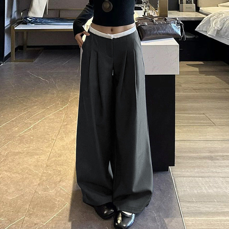 High Waist Wide Leg Hose für Damen