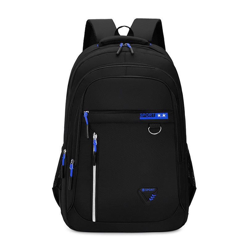 Oxford-Stoff Schulrucksack mit Luftkissengurt | LuxeStyle