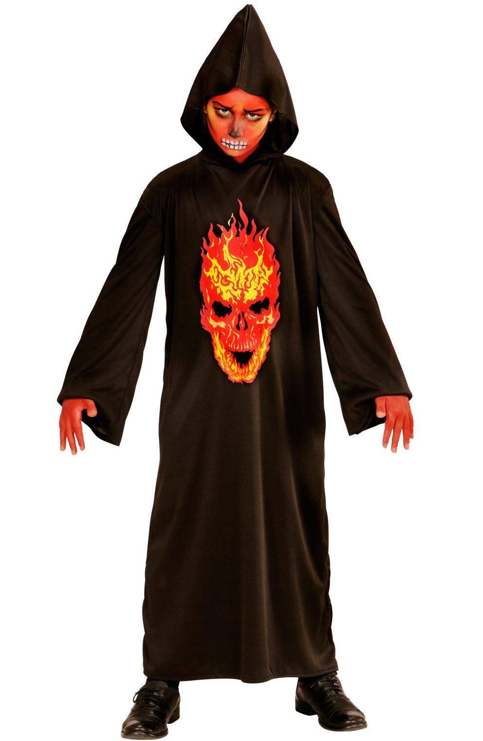 Kinderkostüm Totenkopf Teufel