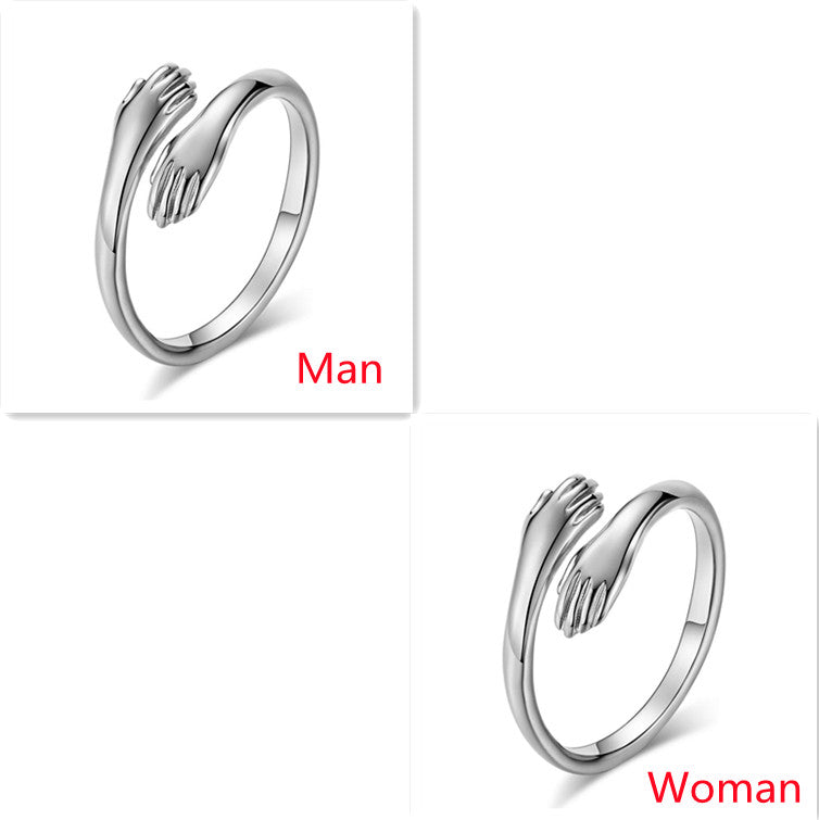 Verstellbarer Umarmungsring aus Legierung