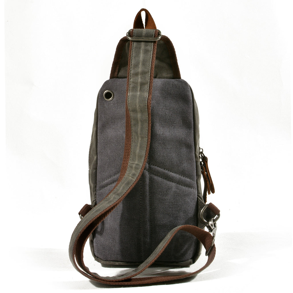 Multifunktionale Mini-Brusttasche aus Canvas – Bild 7 | LuxeStyle