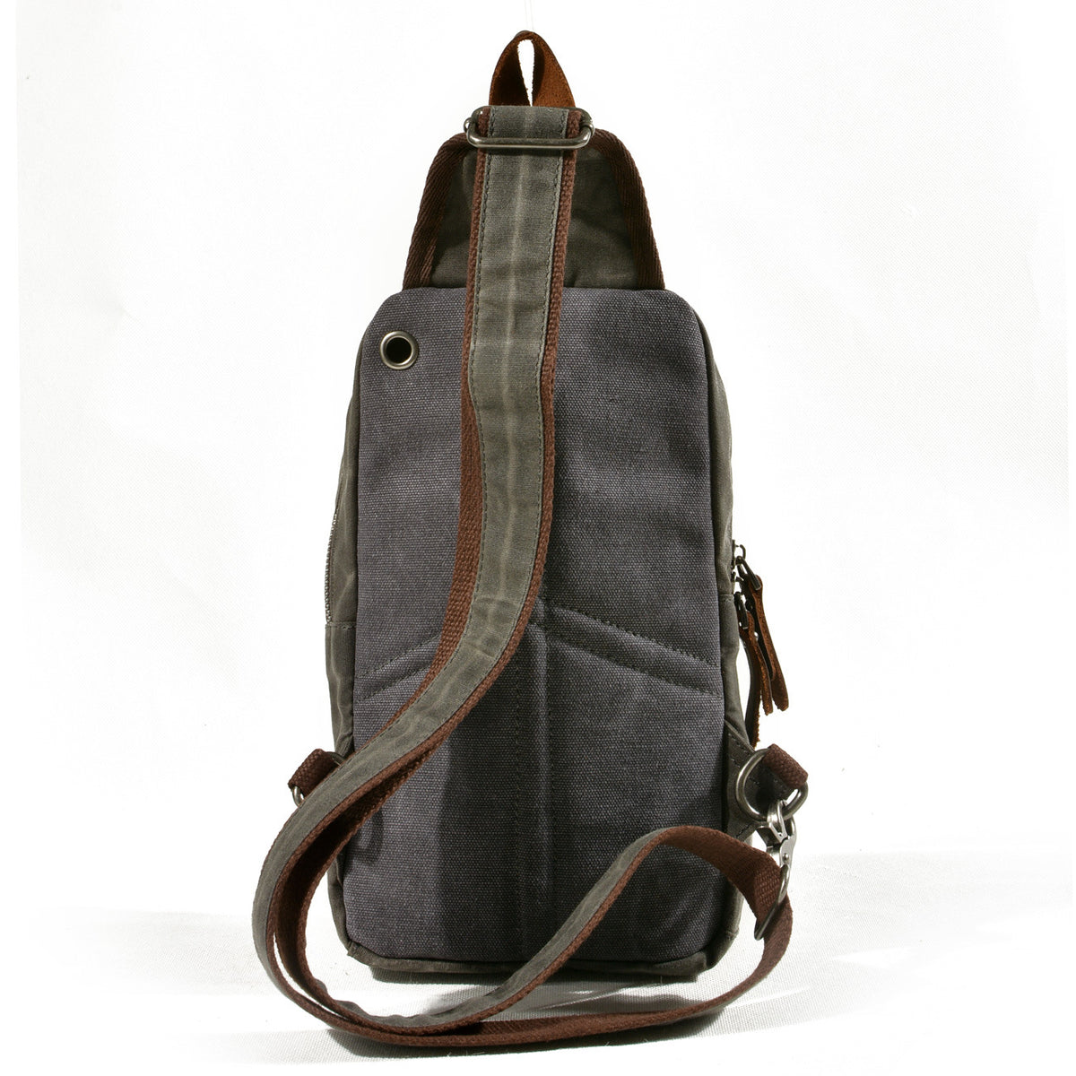 Multifunktionale Mini-Brusttasche aus Canvas – Bild 7 | LuxeStyle