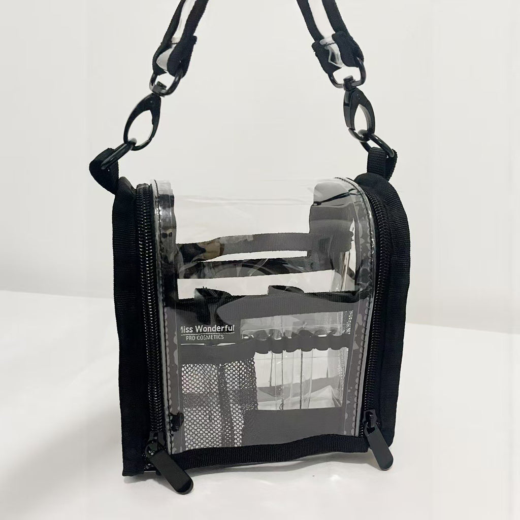 Transparente, wasserdichte Kosmetiktasche