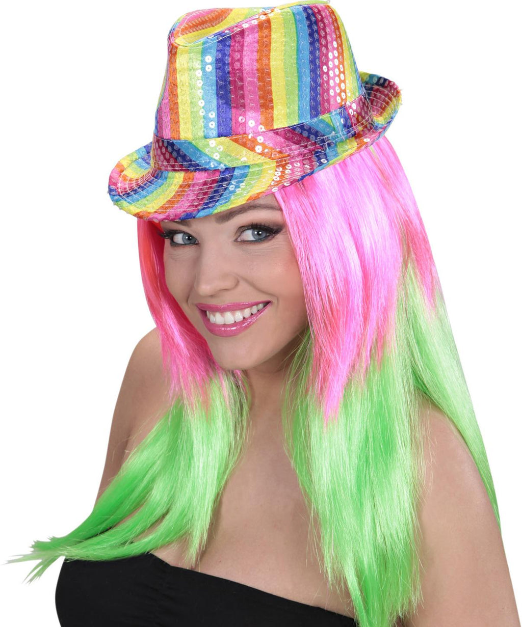Hut Regenbogen mit Pailletten – Bild 3 | LuxeStyle