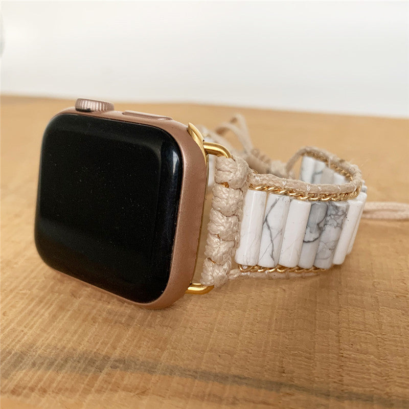 Uhrenarmband aus Naturstein – geflochten – Bild 2 | LuxeStyle