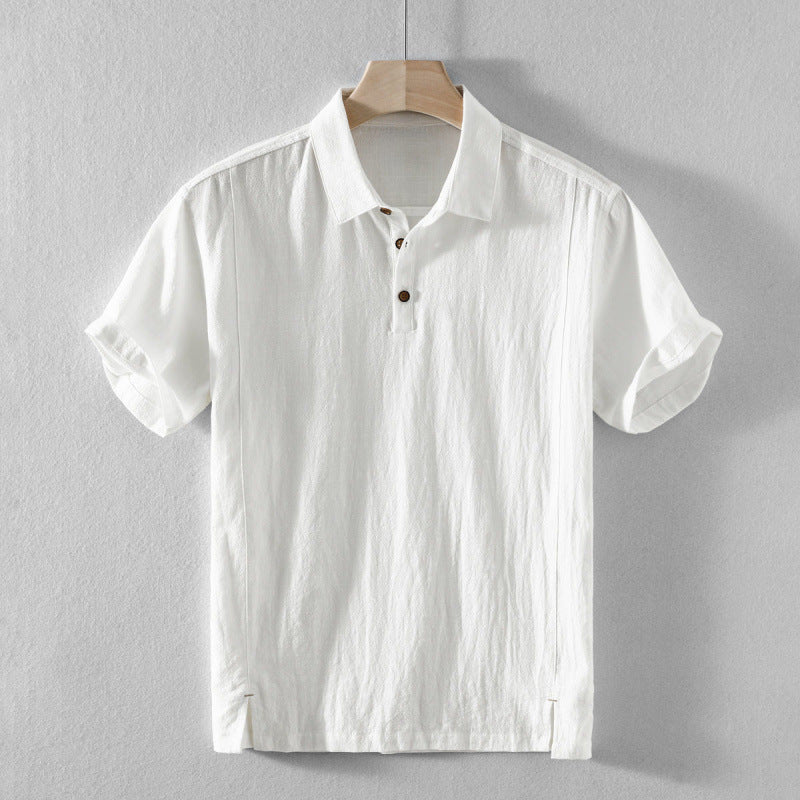 Männerhemd aus Leinen – lockeres Baumwoll-Leinen Shirt – Bild 7 | LuxeStyle