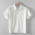 Männerhemd aus Leinen – lockeres Baumwoll-Leinen Shirt