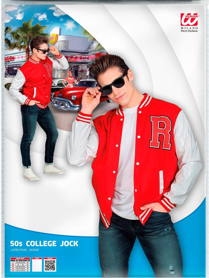 College Jacke Athleth 50er · Gr. M/L