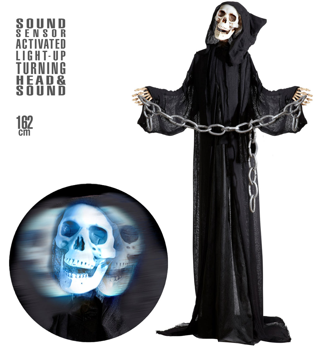 Sensenmann-Figur mit drehendem Kopf · Halloween-Deko – Bild 2 | LuxeStyle