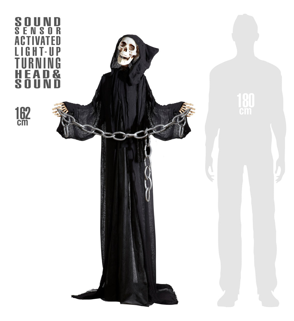 Sensenmann-Figur mit drehendem Kopf · Halloween-Deko – Bild 3 | LuxeStyle