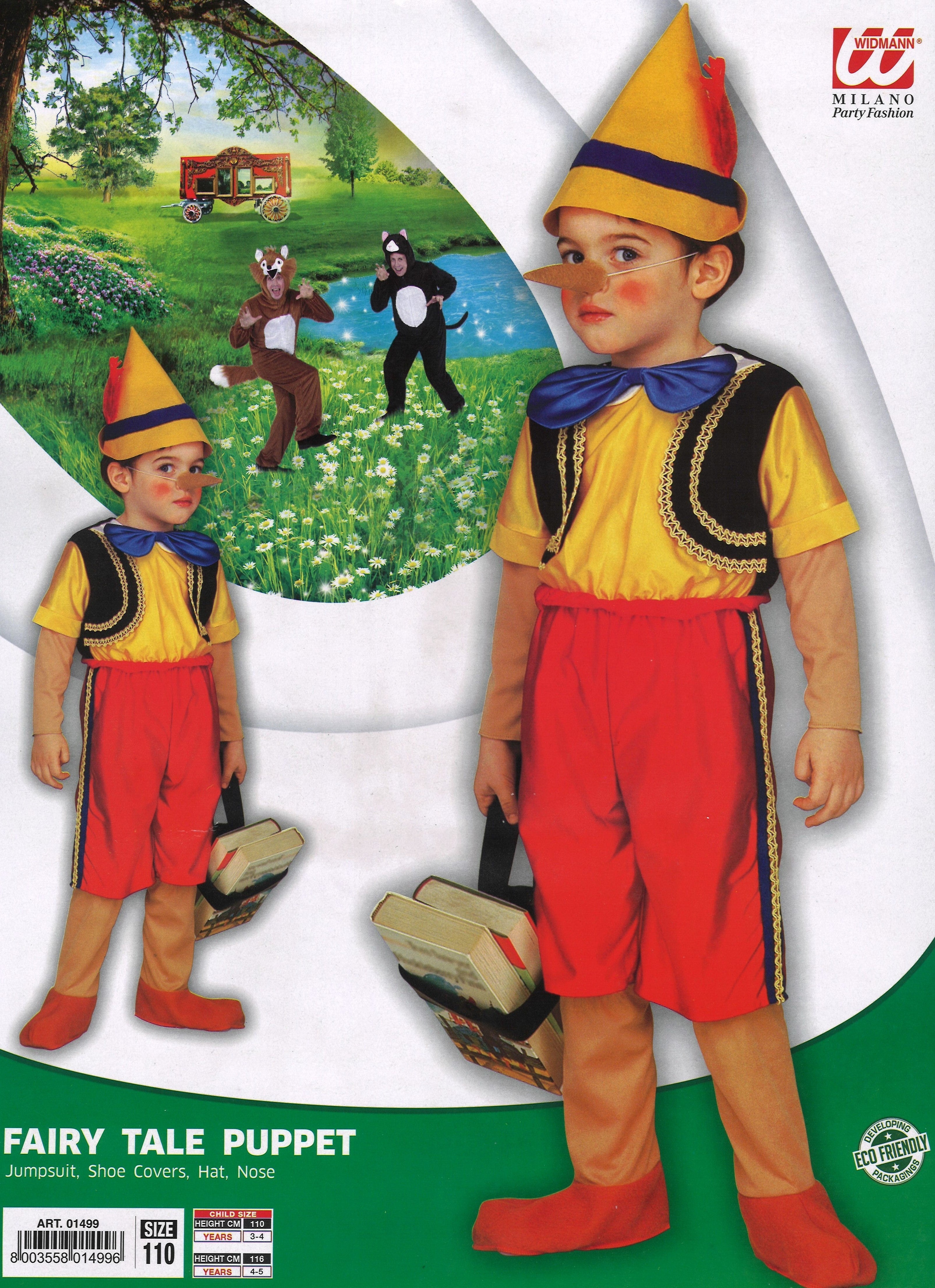Kostüm Handpuppe Marionette · Gr. 110cm