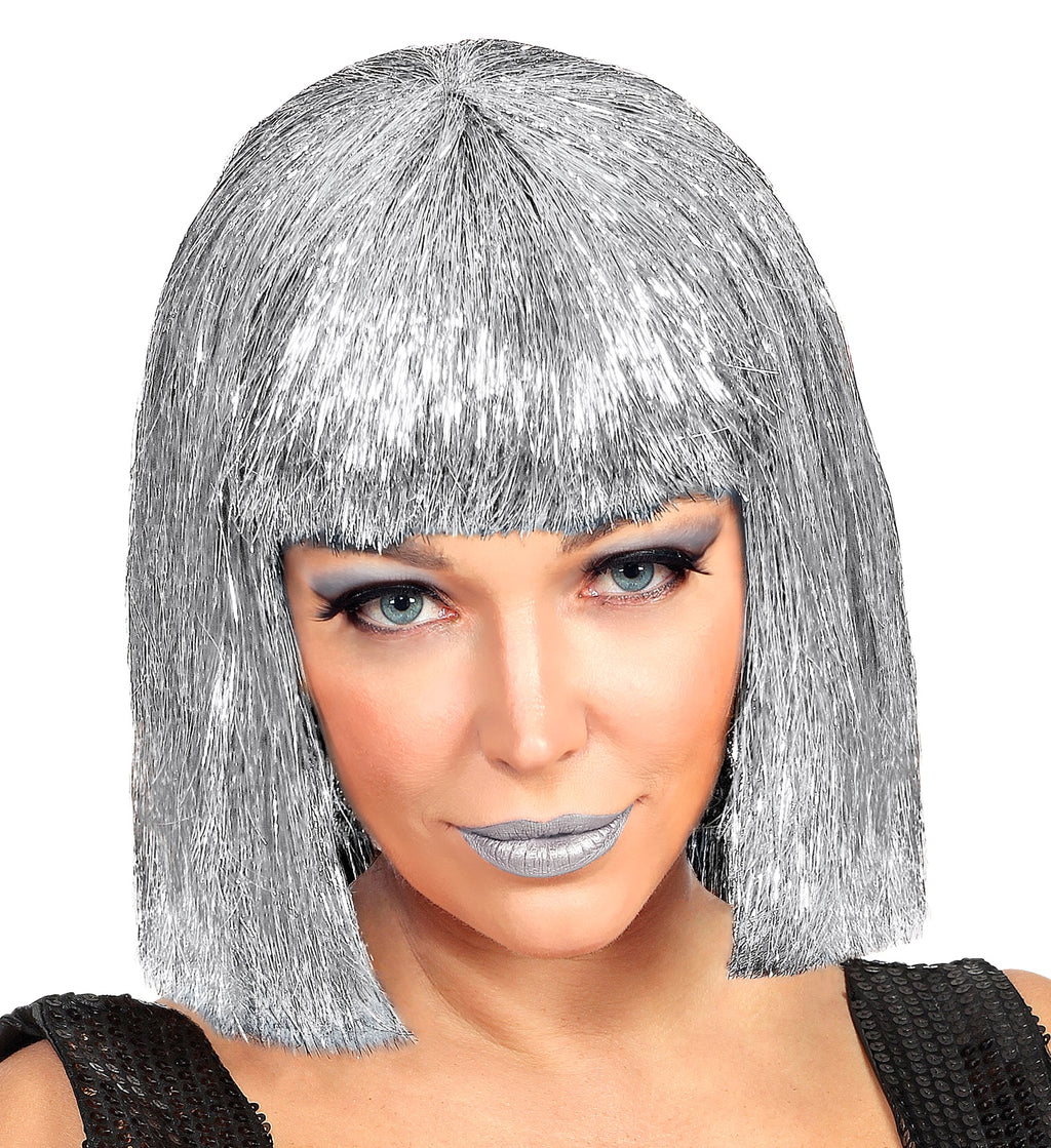 Perücke Glitzy Vegas silber – Bild 2 | LuxeStyle