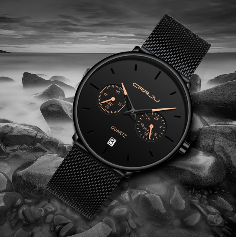 Sportuhr für Herren 42 mm – Bild 2 | LuxeStyle