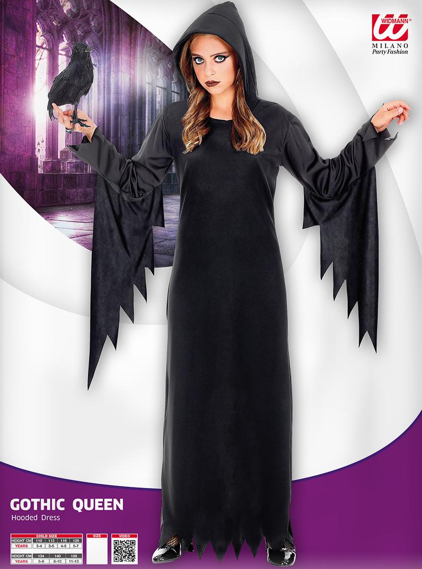 Kostüm Gothic Queen · Gr. 128cm