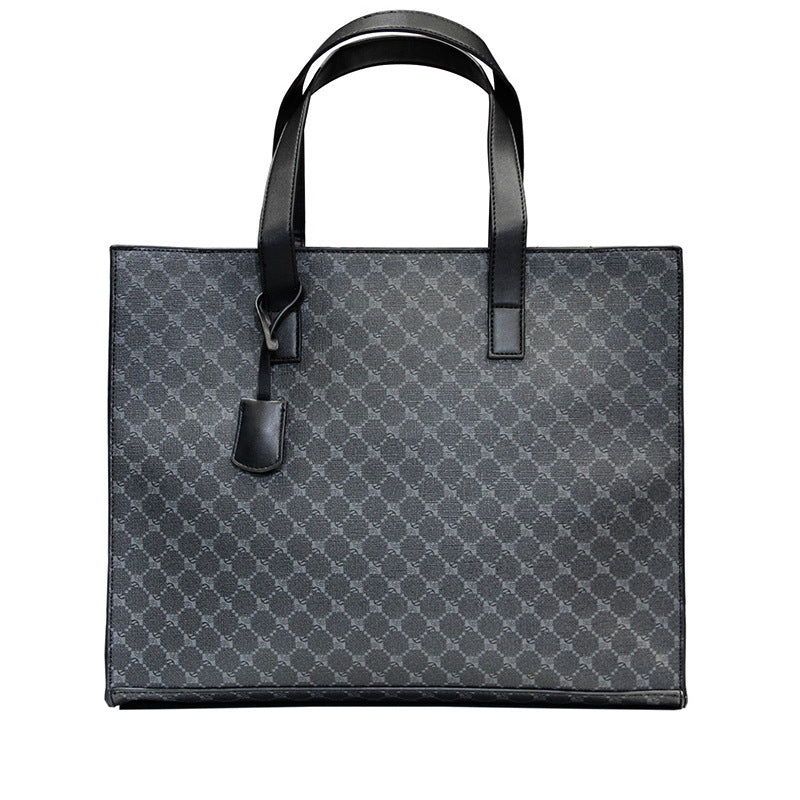 Karo Tote Alltag Schultertasche Herren – Bild 18 | LuxeStyle