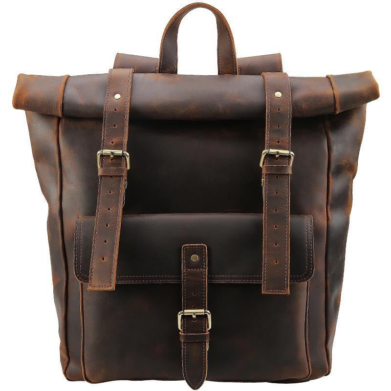 Leder-Reiserucksack für Herren | LuxeStyle