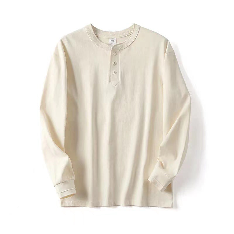 Einfarbiges Herrenpullover-Shirt | LuxeStyle