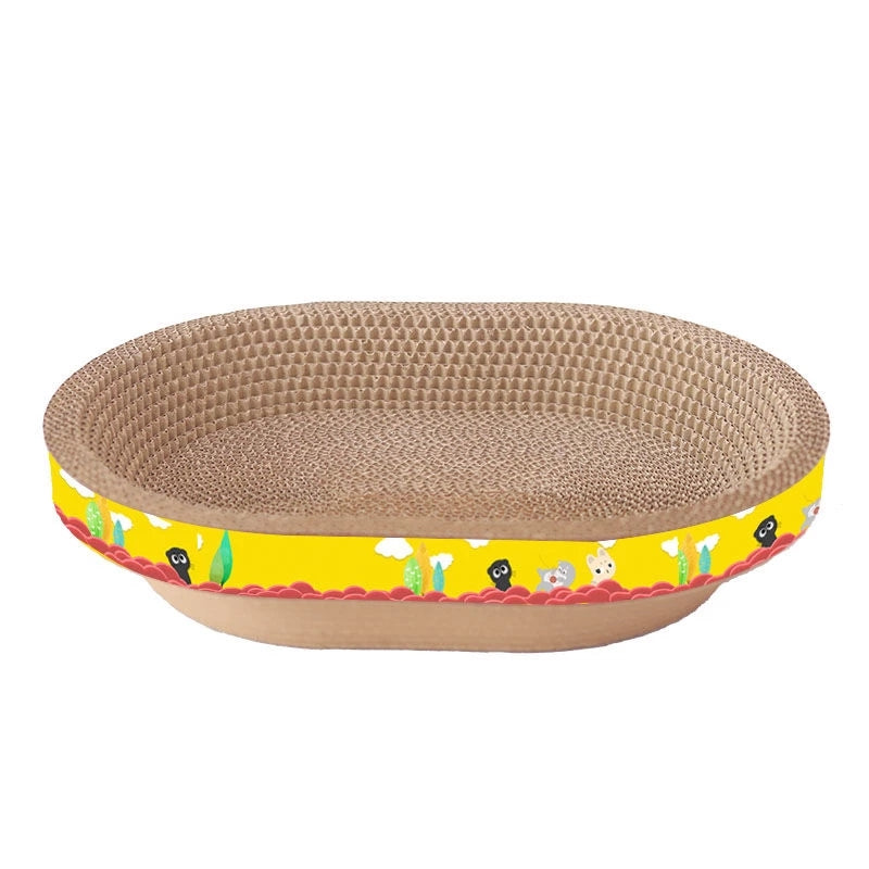 Kratzschale für Katzen – Oval – Bild 2 | LuxeStyle