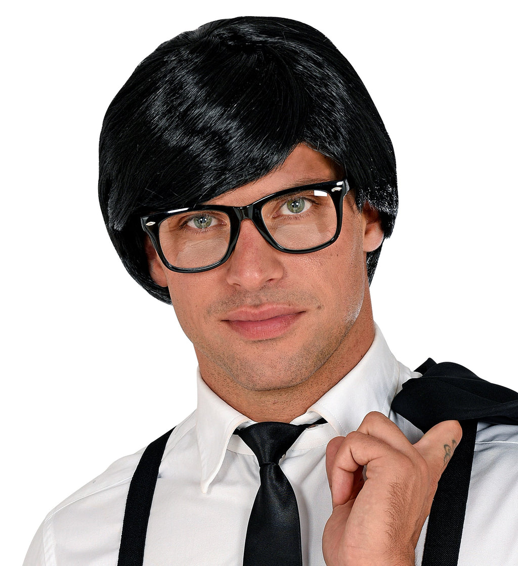 Perücke schwarz für Herren – Bild 2 | LuxeStyle