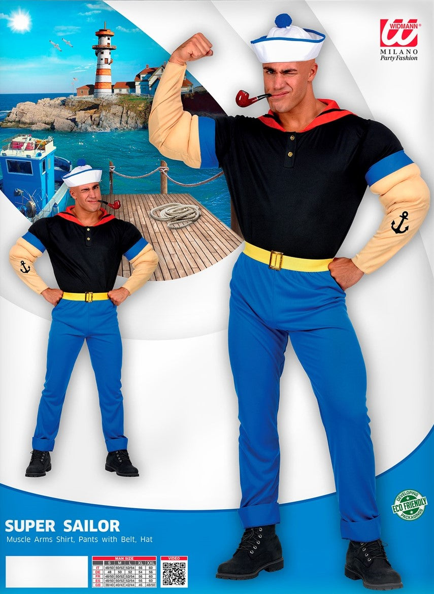 Kostüm Seemann Popeye · Gr. L
