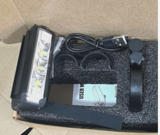 Aluminium Fahrradlicht mit USB-Aufladung