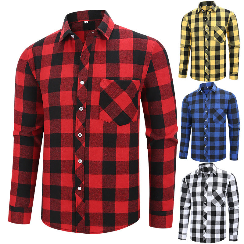 Herren Langarm-Freizeithemd im Karo-Look – Bild 3 | LuxeStyle