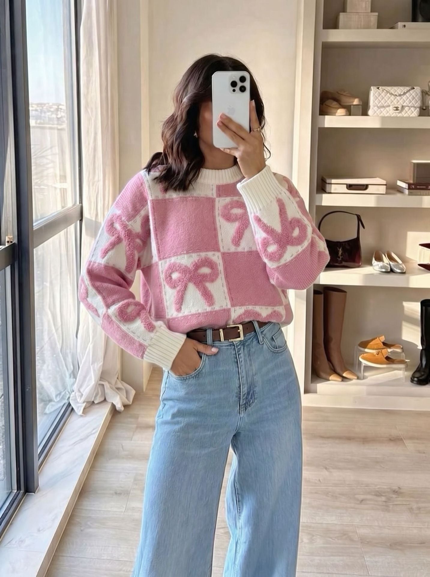 Kuscheliger Strickpullover im Korean Style