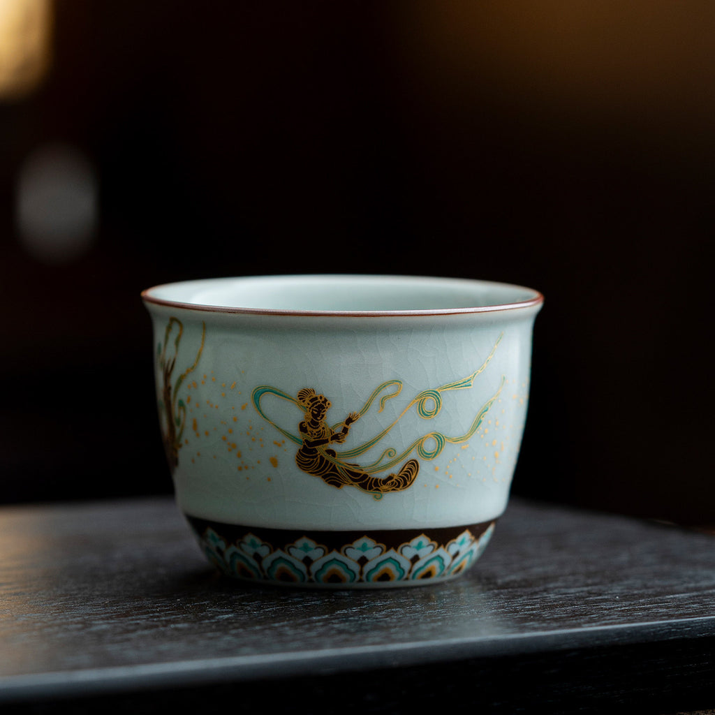Tee-Becher aus Keramik – Dunhuang Apsaras – Bild 9 | LuxeStyle