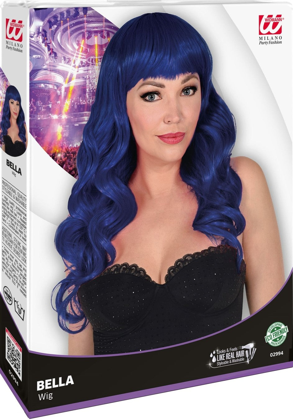 Perücke Bella Blau lange Haare – Bild 2 | LuxeStyle