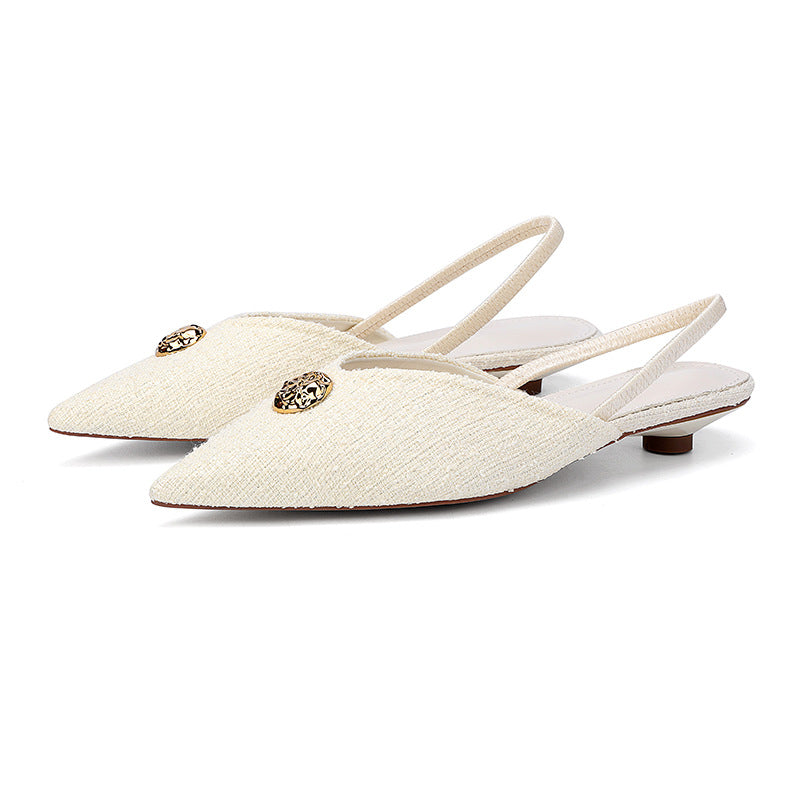 Elegante spitze Stiletto-Sandalen