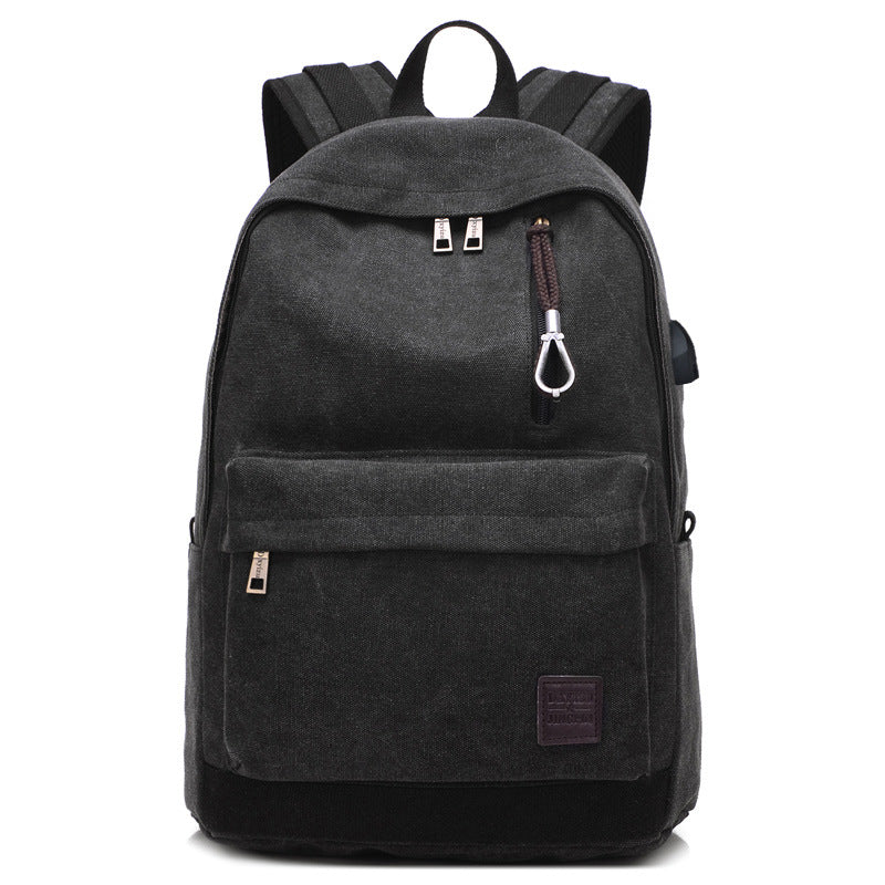 Canvas-Rucksack mit USB-Ladeanschluss – Bild 5 | LuxeStyle