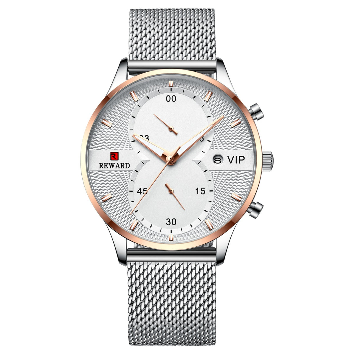 Herren Quarzuhr mit Kalenderfunktion, wasserdicht – Bild 7 | LuxeStyle