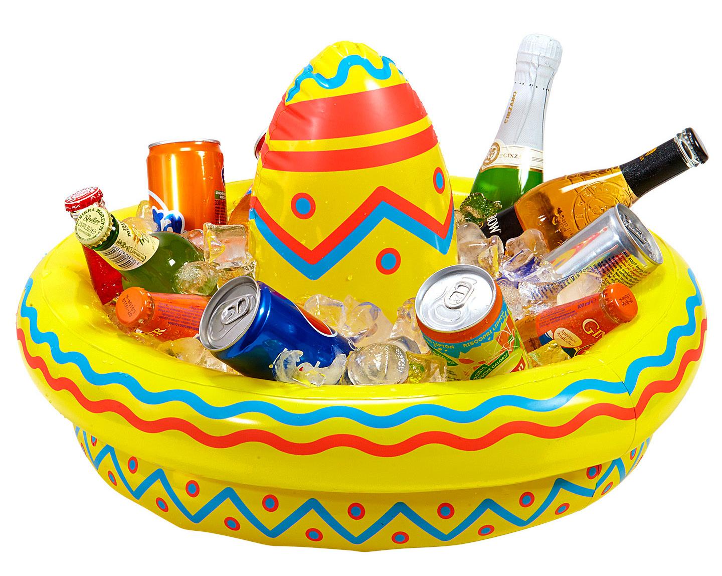 Kühlsombrero aufblasbar