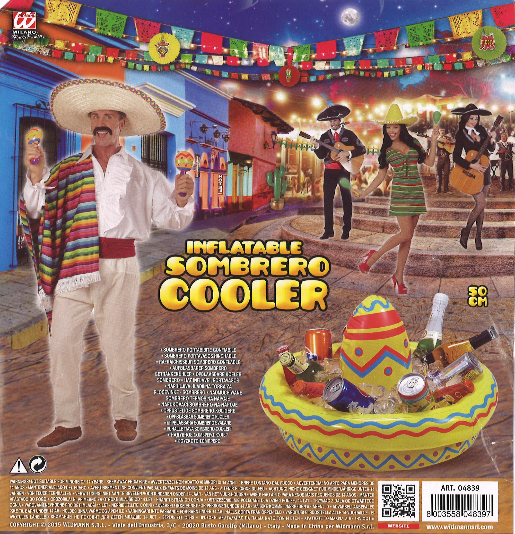 Kühlsombrero aufblasbar