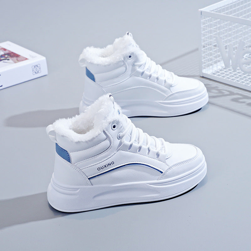 Gefütterte High-top Baumwollschuhe
