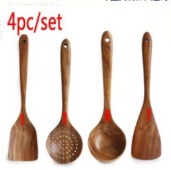 Küchenhelfer aus Holz – 7-teiliges Set – Bild 2 | LuxeStyle