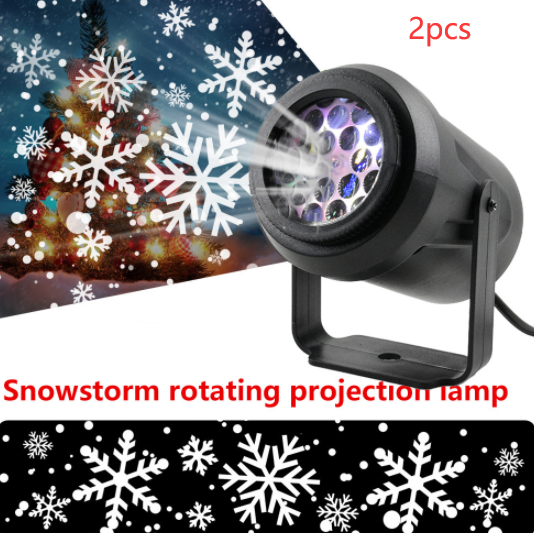 LED Projektor Lampe mit Schneeflocken-Effekt – Bild 7 | LuxeStyle