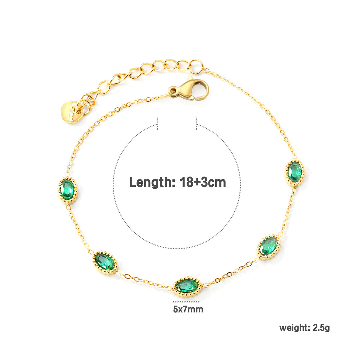 Vergoldetes Edelstahl-Armband im Retro-Stil – Bild 6 | LuxeStyle