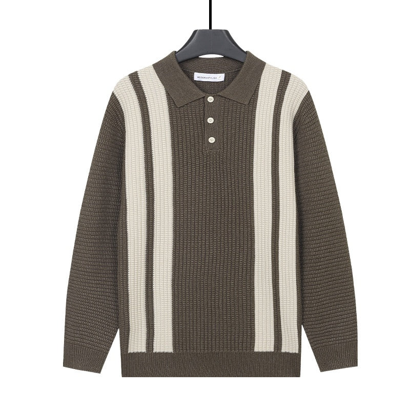 Herren Langarm Strickpullover – Bild 8 | LuxeStyle